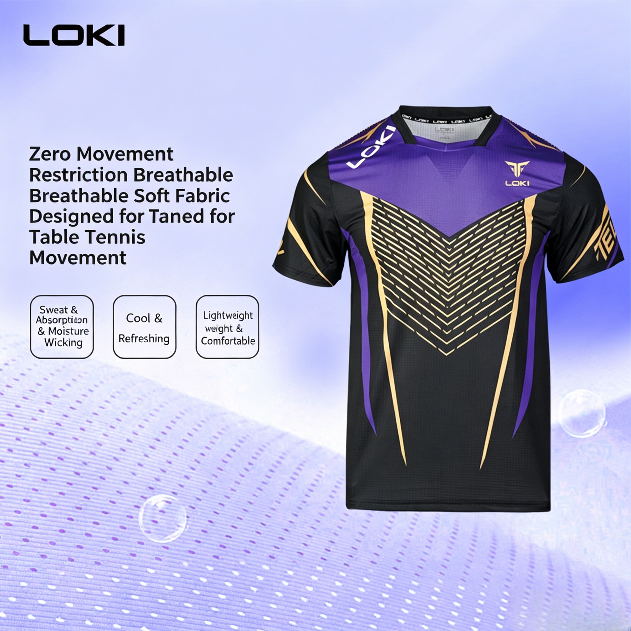 Table Tennis Kids - Original LOKI Kids Ping Pong Jersey