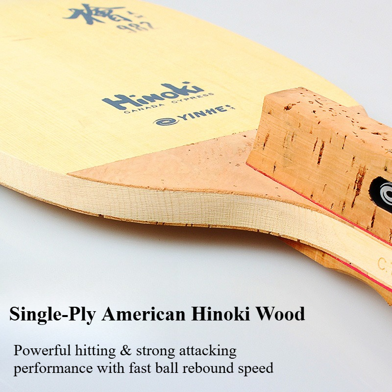 YINHE 982 1-Ply Solid Hinoki T - Table Tennis For Sale incelemesi ve fiyatı