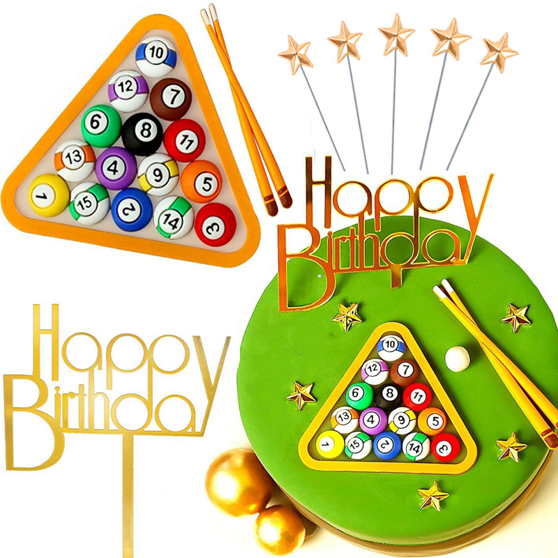 Billiard Ball Cake Decoration  - Table Tennis Kids incelemesi ve fiyatı