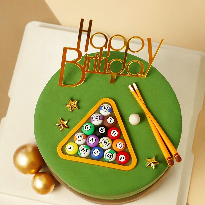 Billiard Ball Cake Decoration  - Table Tennis Kids incelemesi ve fiyatı